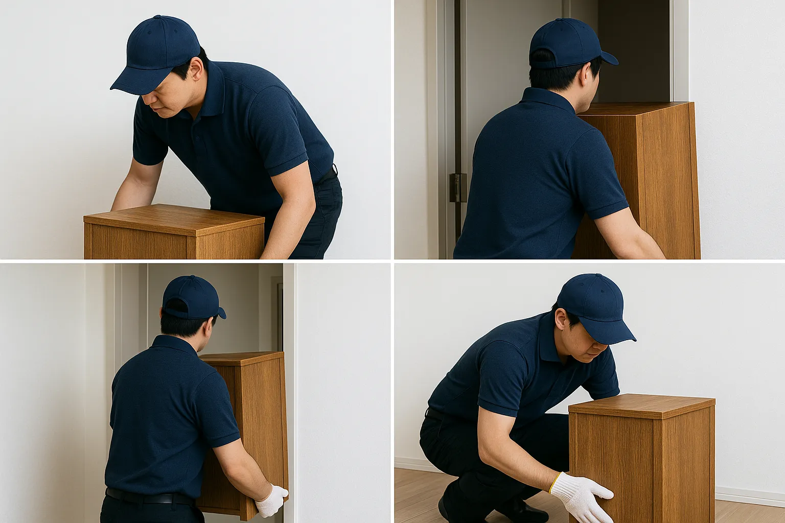 家具の運搬をしている業者の画像