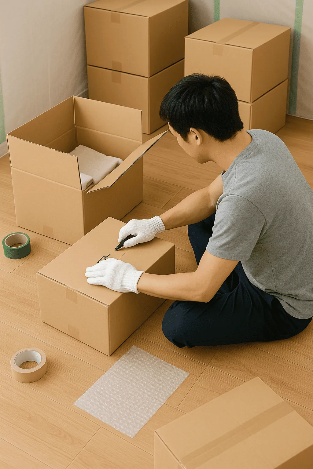 荷造りすることについて「分からない…」を無くしましょう！スムーズに荷造りを終えるために