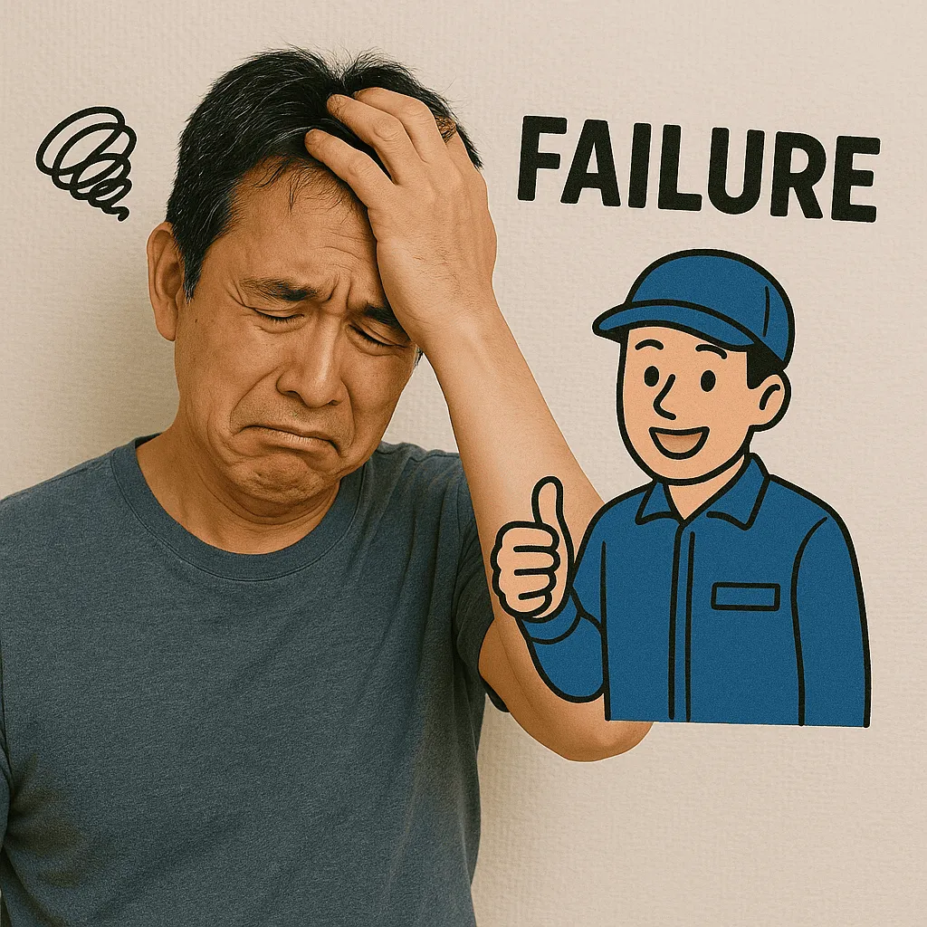 業者選びにしっっ敗して後悔してる画像