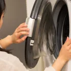 ドラム式洗濯機の搬入